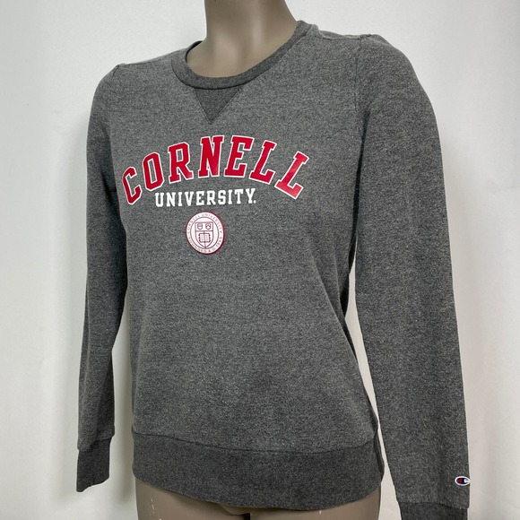 Cornell University Champion Gray Terry Sweatshirt Women's SMALL - Picture 3 of 9